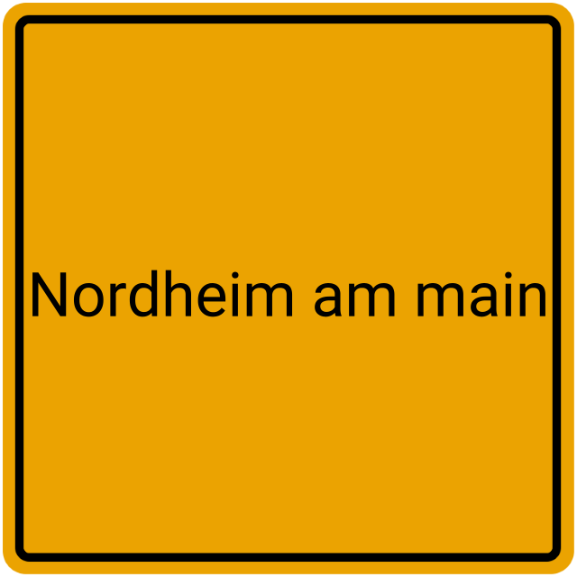 Meldebestätigung Nordheim am Main